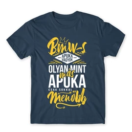 Denim BMW férfi rövid ujjú póló - BMW-s apuka