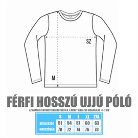 Fehér Agymenők férfi hosszú ujjú póló - The Big Bang Theory Logo