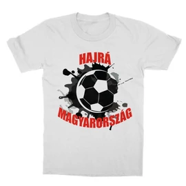 Fehér Hajrá Magyarország gyerek rövid ujjú póló - Paca