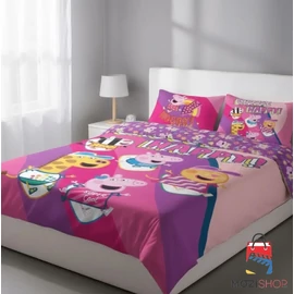 Peppa malac ágyneműhuzat garnitúra 140×200cm, 70×90 cm - Choose Happy