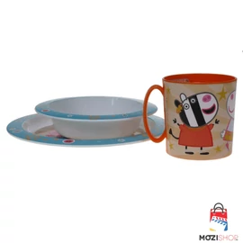 Peppa malac műanyag étkészlet
