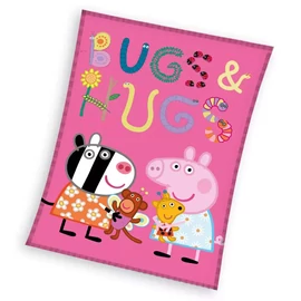 Peppa malac coral fleece polár takaró 110x140cm - Bugs&amp;amp;Hugs