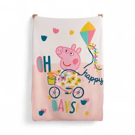 Peppa malac coral fleece polár takaró 130x170cm - Happy Days