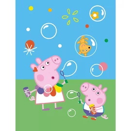 Peppa malac coral fleece polár takaró 130x170cm - Bubbles