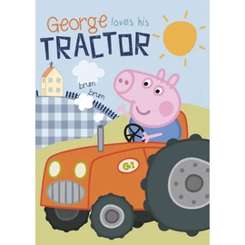 Peppa malac polár takaró, ágytakaró - George