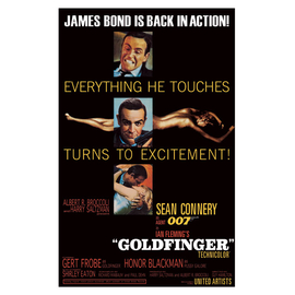 James Bond: Goldfinger plakát