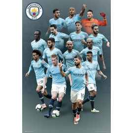 Manchester City plakát - A csapat 2018/2019