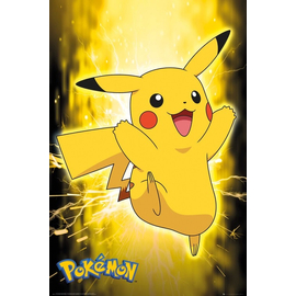Pokémon plakát - Pikachu Neon