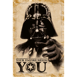 Star Wars: Darth Vader plakát - Your Empire Needs You