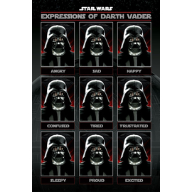 Darth Vader plakát - Arckifejezések