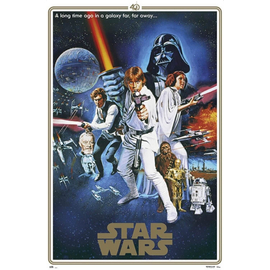 Star Wars: Egy új remény plakát - 40 éves jubileumi kiadás