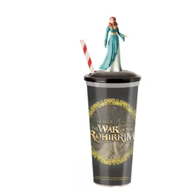 A Gyűrűk Ura - A rohírok háborúja pohár és Hera topper, figura
