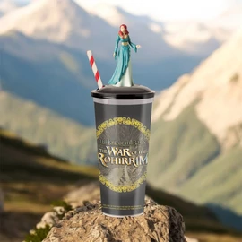 A Gyűrűk Ura - A rohírok háborúja pohár és Hera topper, figura
