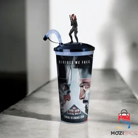 Amerika Kapitány: Polgárháború pohár és Fekete Özvegy topper, figura