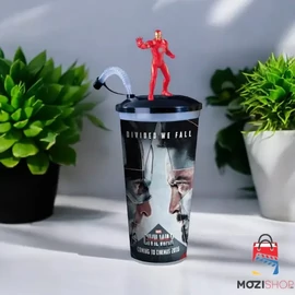 Amerika Kapitány: Polgárháború pohár és Vasember topper, figura