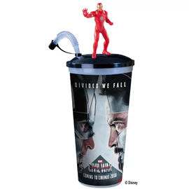 Amerika Kapitány: Polgárháború pohár és Vasember topper, figura