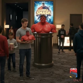 Amerika Kapitány: Szép új világ Hulk popcorn tartó