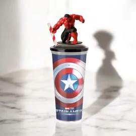 Amerika Kapitány: Szép új világ pohár és topper, figura - Hulk