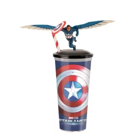 Amerika Kapitány: Szép új világ pohár és topper, figura - Sam Wilson 