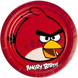 Angry Birds papírtányér 23 cm 8 db-os szett