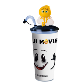 Az Emoji-film pohár, Gene topper és popcorn tasak