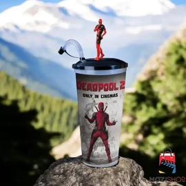 Deadpool 2 pohár és Deadpool figura, topper
