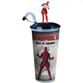 Deadpool 2 pohár és Deadpool táblával topper, figura