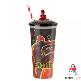 Deadpool &amp; Rozsomák pohár és kicsi Deadpool figura, topper