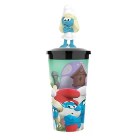 A hupikék törpikék pohár és Törpilla topper, figura