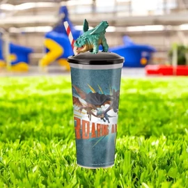 Így neveld a sárkányodat pohár és Gronkel topper, figura