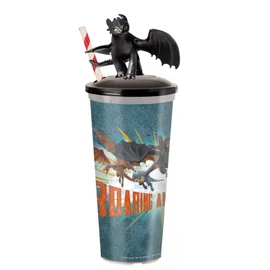 Így neveld a sárkányodat pohár és Fogatlan topper, figura