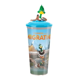 Kacsalábon pohár és Dax topper, figura