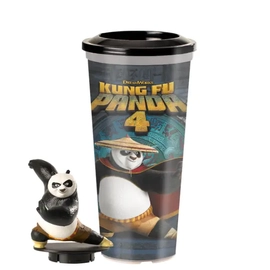 Kung Fu Panda 4 pohár és Po topper, figura