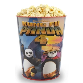 Kung Fu Panda 4 dombornyomott popcorn vödör