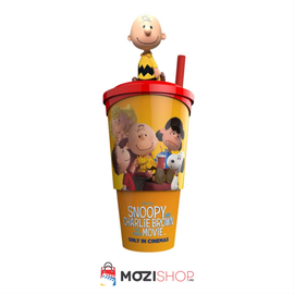 Snoopy és Charlie Brown - A Peanuts film pohár és Charlie Brown topper 