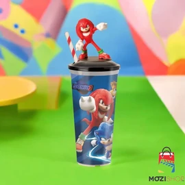 Sonic, a sündisznó 3. pohár és Knuckles topper, figura