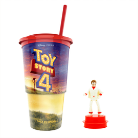 Toy Story 4 pohár és Duke Caboom topper 