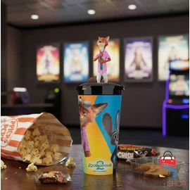 Zootropolis 2 pohár és Nick Wilde figura, topper
