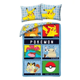 Pokémon ágyneműhuzat garnitúra 140×200 cm, 70×90 cm - Ready for Battle