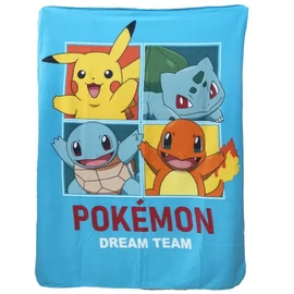 Pokémon polár takaró, ágytakaró 100x140 cm - Blue