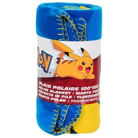 Pokémon polár takaró, ágytakaró 100x150 cm - Wave