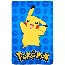 Pokémon polár takaró, ágytakaró 100x150 cm - Wave