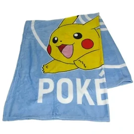 Pokémon flanel polár takaró, ágytakaró 110x140 cm - Ready for Battle