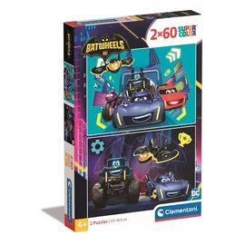 Batman Batwheels puzzle 2x60 db-os 