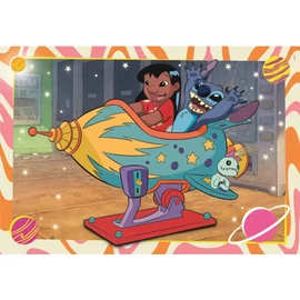 Disney Lilo és Stitch, A csillagkutya puzzle 2x60 db-os - Galactic Vacation