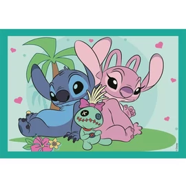 Disney Lilo és Stitch, A csillagkutya 4 az 1-ben puzzle - Ohana Moments