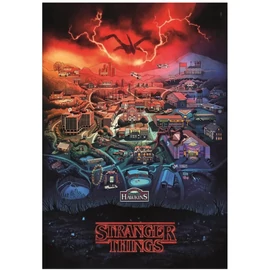 Stranger Things 300 db-os puzzle - Hawkins