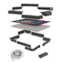 Stranger Things 520 db-os puzzle LED-es keretben - Upside Down