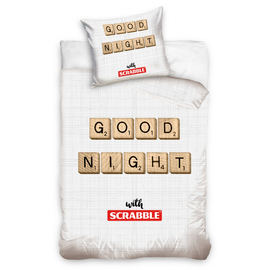 Scrabble ágyneműhuzat garnitúra - Good Night