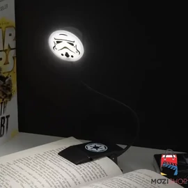 Star Wars rohamosztagos könyvre csiptethető olvasó lámpa